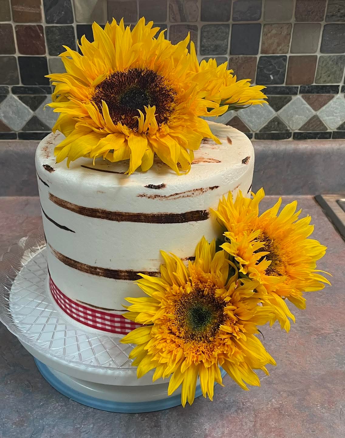 Sunflower cake
